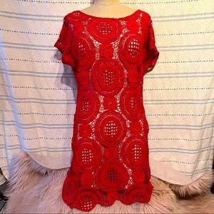 Valentine one of a kind crochet dress